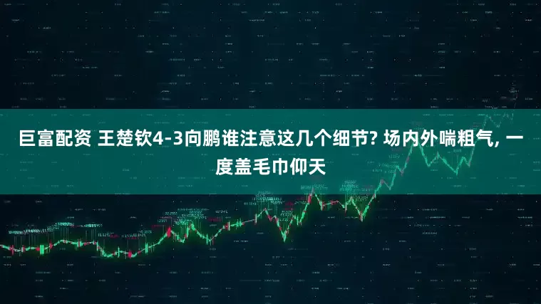 巨富配资 王楚钦4-3向鹏谁注意这几个细节? 场内外喘粗气, 一度盖毛巾仰天